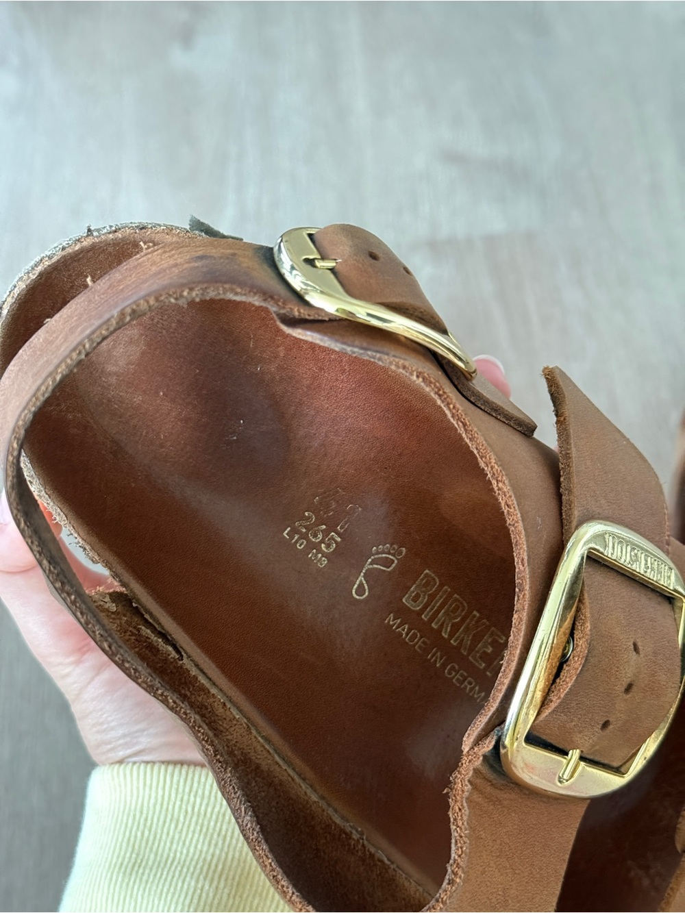 Birkenstock Milano Big Buckle Oiled Leather Cognac - Picture 3 of 7